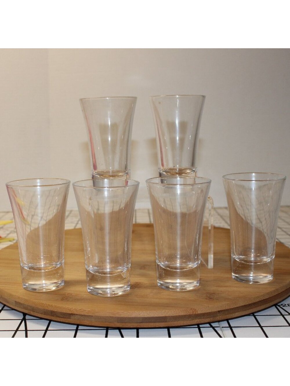 Toyo Sasaki Tenkai 100 Cold Sake Glasses Set Of 6 Japan P-01145 100ml Shot Box